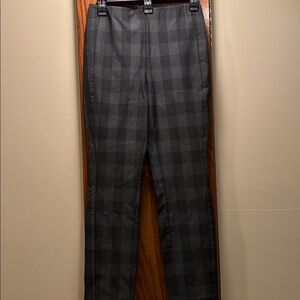 Rag & Bone Charcoal Checkered Pants- size 6